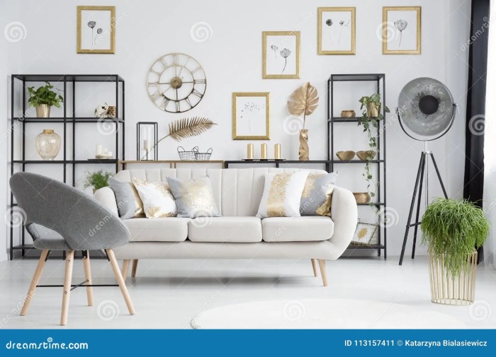 Bilder wohnzimmer gold grau