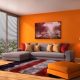 Bilder wohnzimmer orange