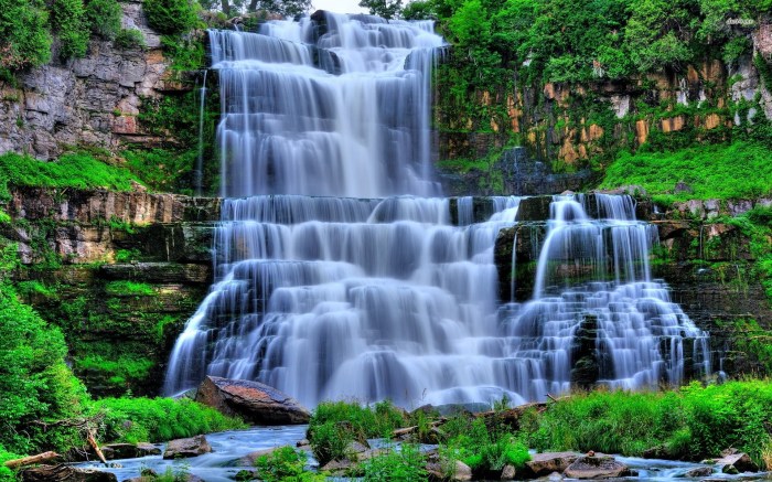 Bilder wohnzimmer wasserfall